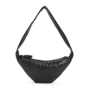 Lemaire Dark Chocolate Leather Medium Croissant Bag - NWT